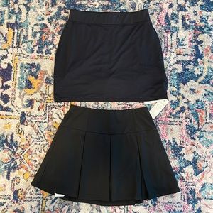 Black Tennis Skirt Bundle NWT Medium